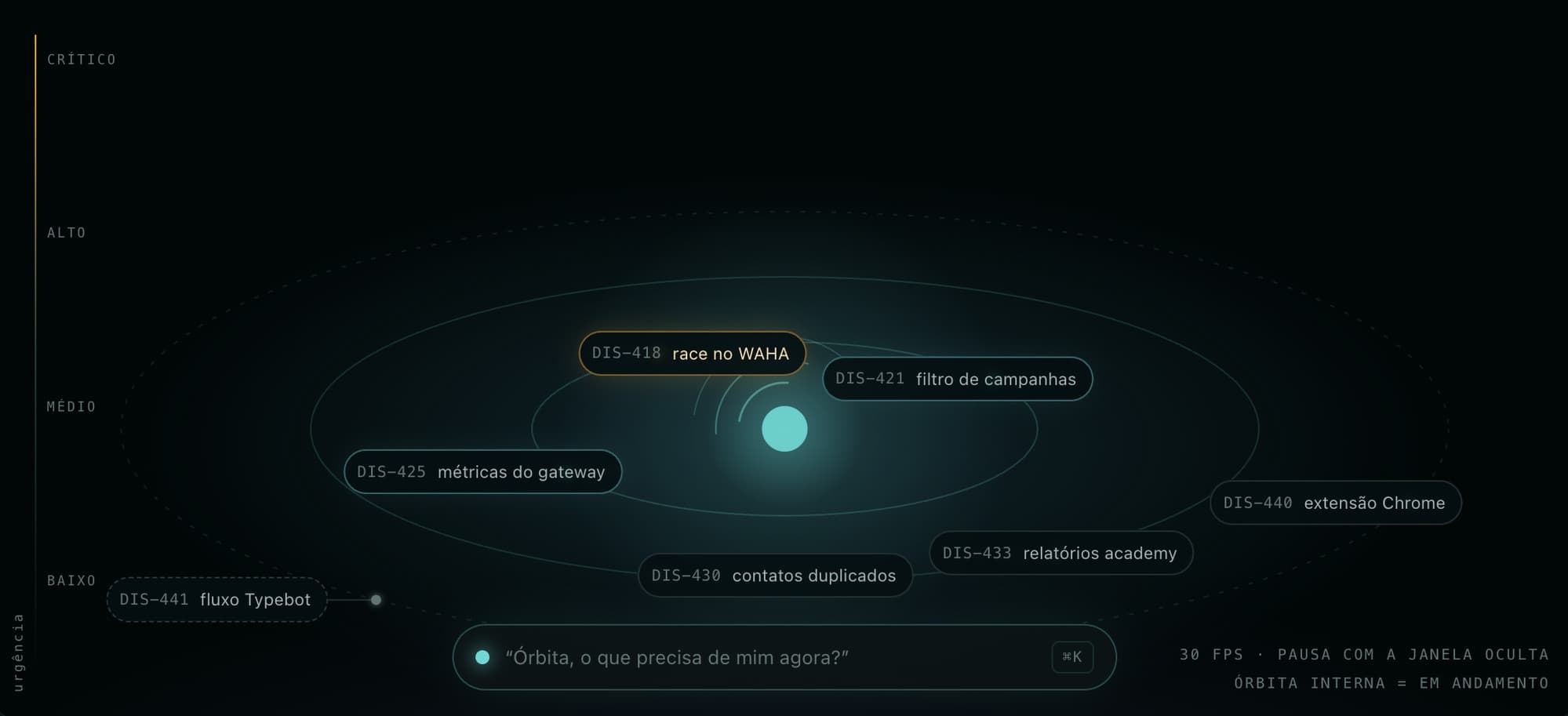 DevInSpace — An operations room for local AI-powered development